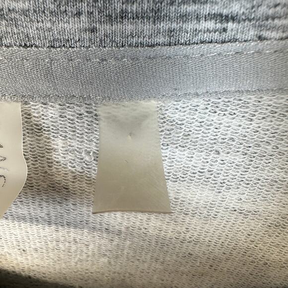 Danskin French Terry Bliss Wrap Sweater Women Size XL Heather Gray Cardigan Snap - Picture 9 of 15